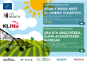 INTIA estará presente en la Jornada Agora Klina: Agua y riego ante el cambio climático