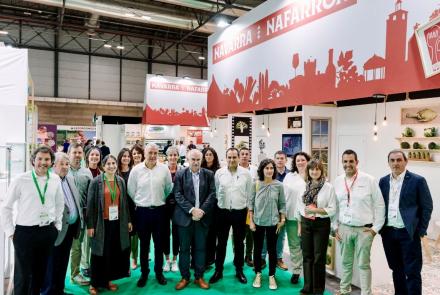 representantes de intia y gobierno de navarra en fruit atraction