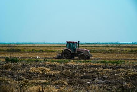 tractor laborando